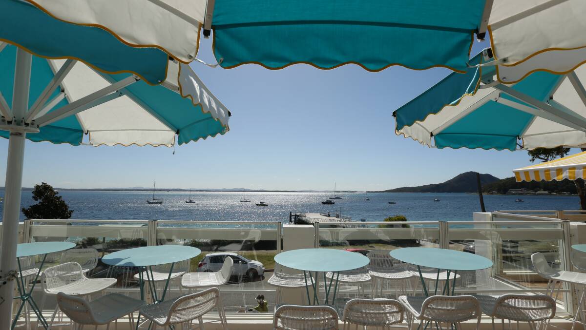 STUNNING: The view of the bay from the club's dining area is a drawcard.