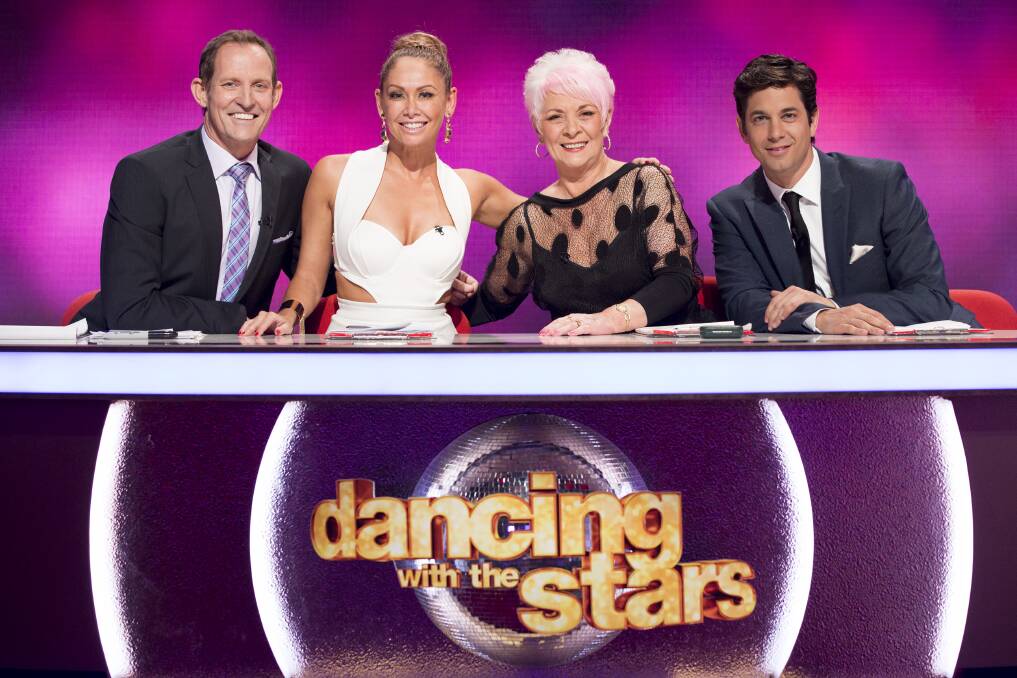 TV SUCCESS: Todd McKenney with fellow Dancing With The Stars judges in 2013. 