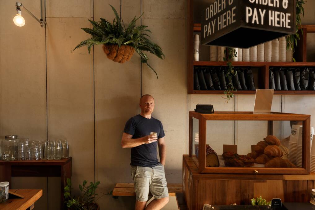 Hamish Gibson, owner of Sherwood Coffee Bar. Picture: Max Mason-Hubers
