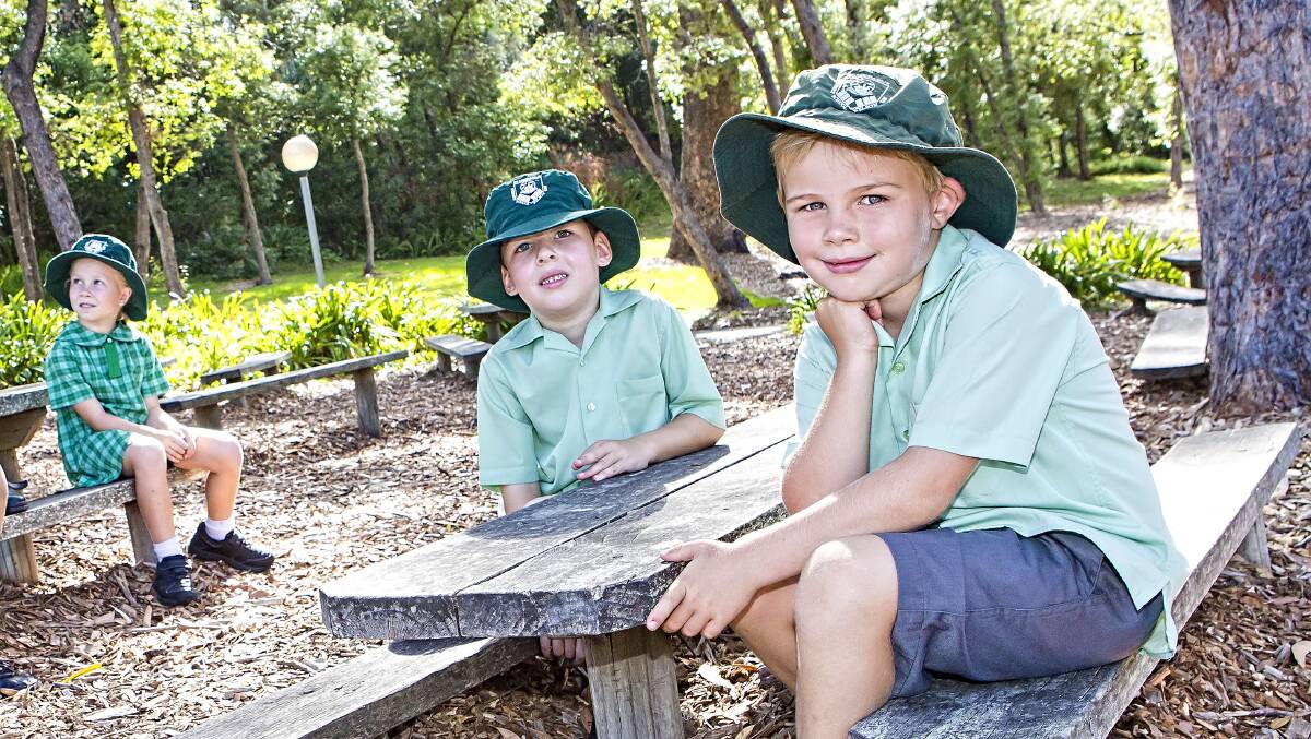 FIRST CLASS: St Michael's Primary School in Nelson Bay has a  spacious play area, modern play equipment area and a beautiful treed area where the students eat lunch. 