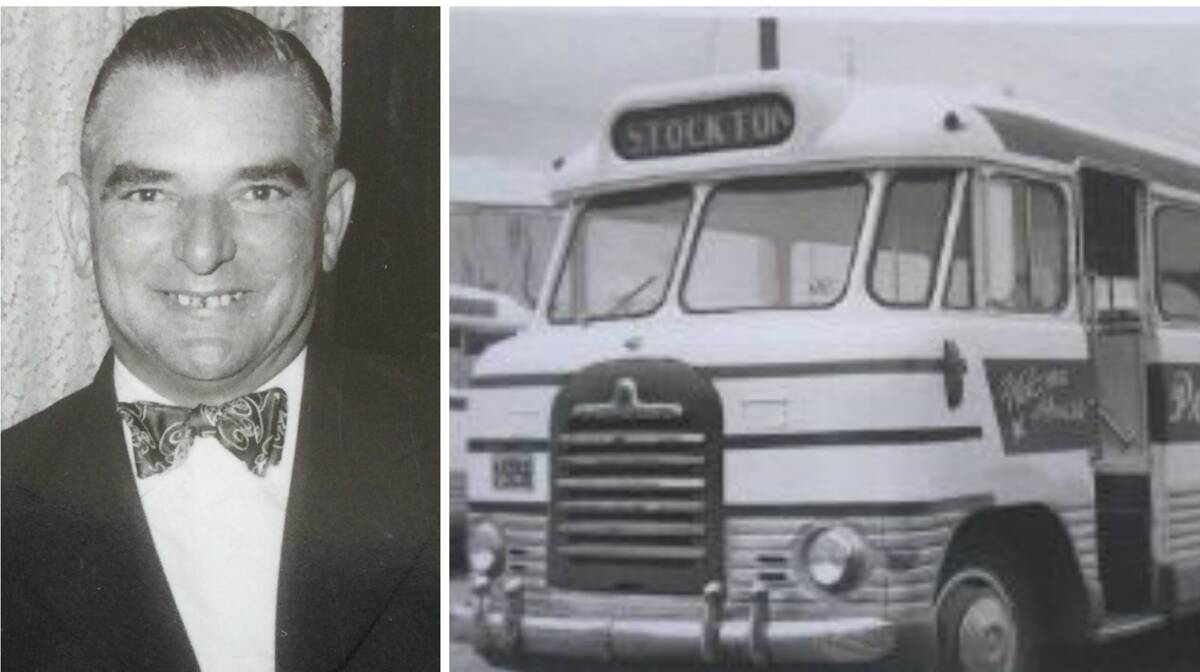 COME A LONG WAY: Port Stephens Coaches traces its birth back to 1957 when Hunter Valley bus legend Sidd Fogg and two other partners purchased Port Stephens Buses.