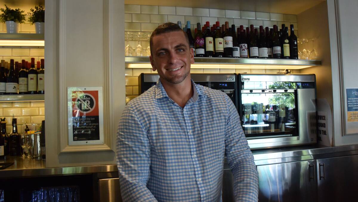 ALIGNED WITH COMMUNITY: General manager Peter Mazoudier is focused on re-engaging  Nelson Bay locals and visitors with the Seabreeze Hotel.