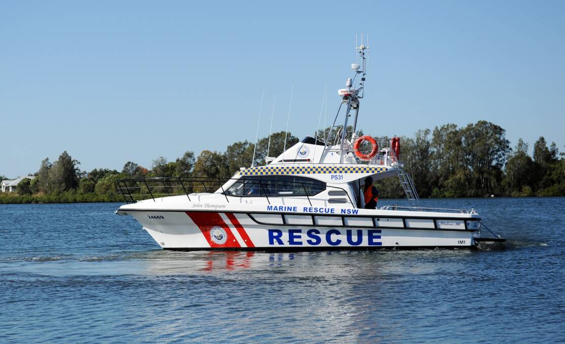LINING UP: PS31 John Thompson will join Marine Rescue NSW Port Stephens' other primary rescue craft, Lifeboat PS30 (CodiK II).
 