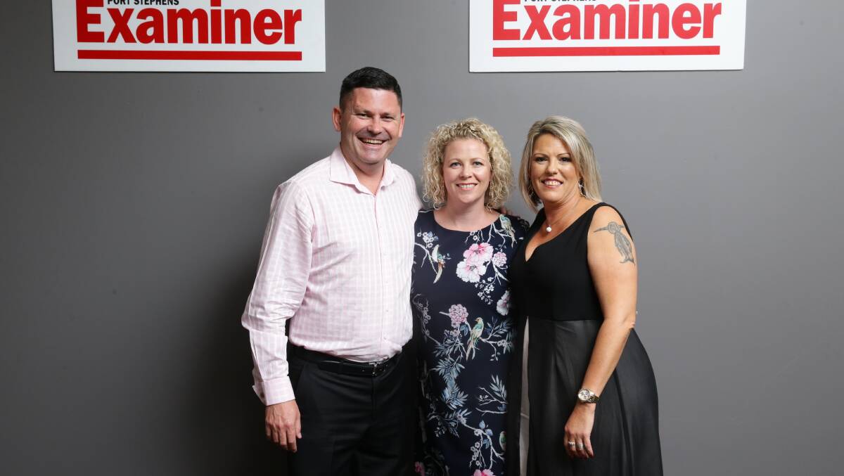 Accountant: DJ Cooper Accounting - Raymond Terrace;  from left, Damien Cooper, Rochelle Layden Cooper, and Tracey Majoram.
