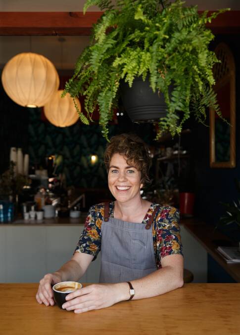 Commitment: Gillian Foster, owner and barista at Barista Miss in Lambton. 