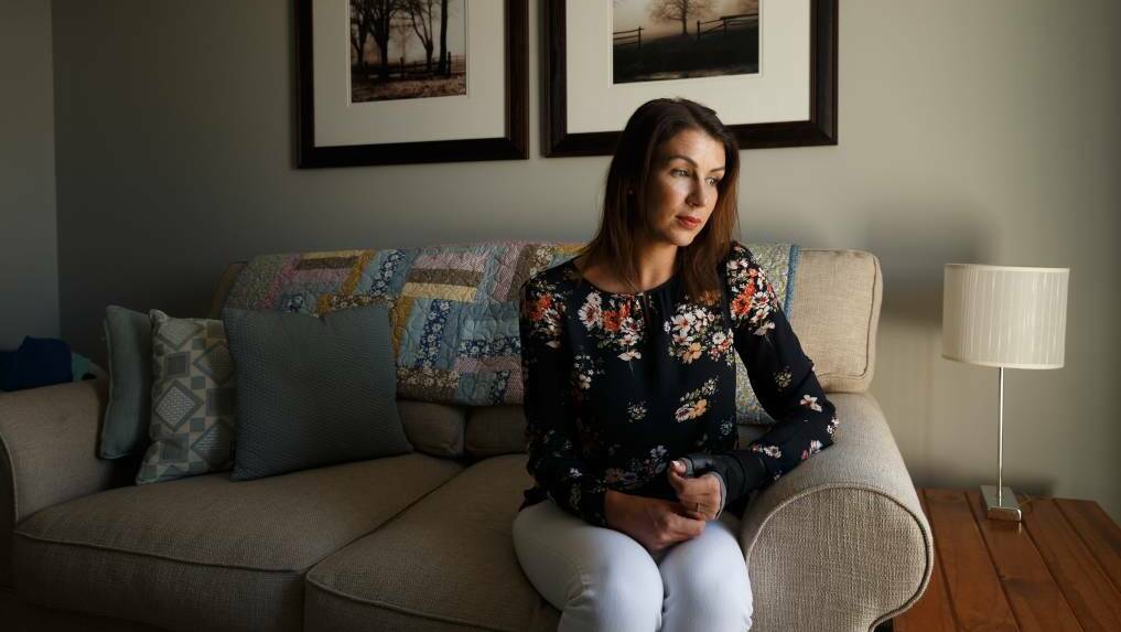 DAILY BATTLE: Pennie Looker, of Thornton, spent 19 years in the army. She is sharing her struggle with PTSD to raise awareness of the condition. Picture: Max Mason-Hubers