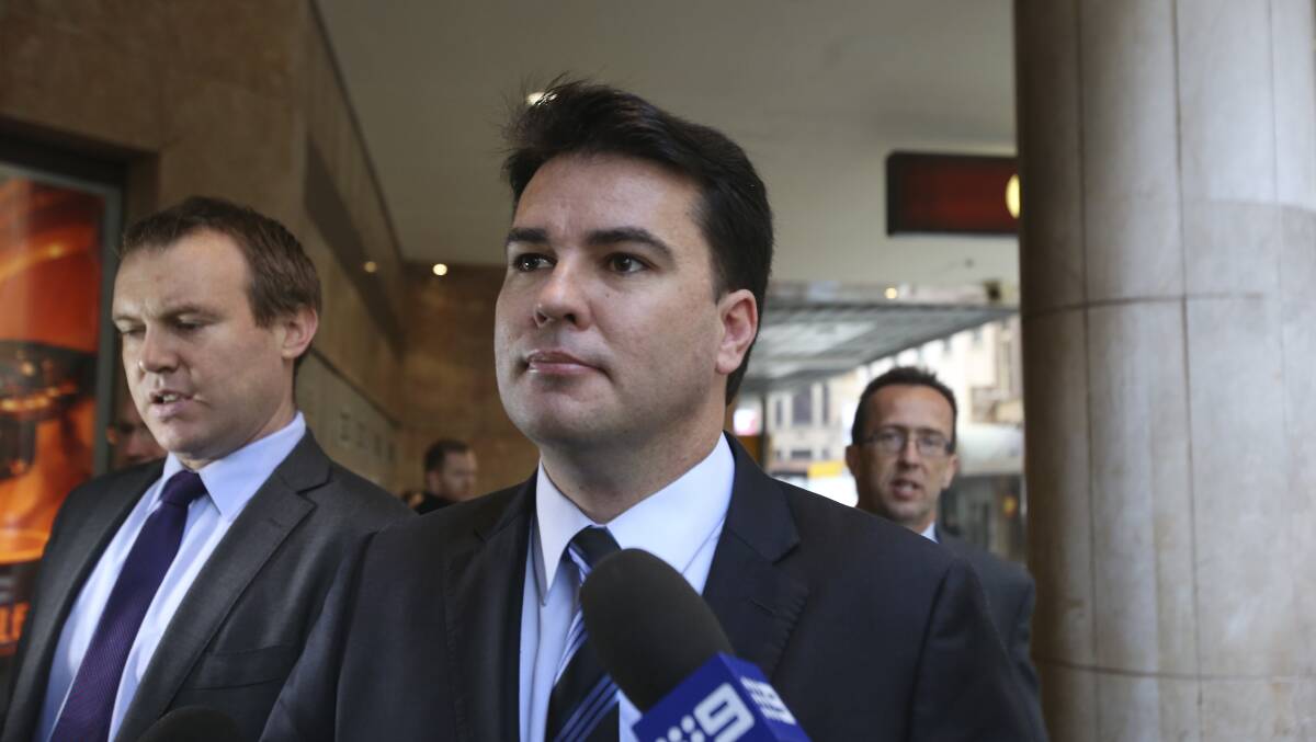 Darren Webber enters ICAC in 2014. PICTURE: Nick Moir
