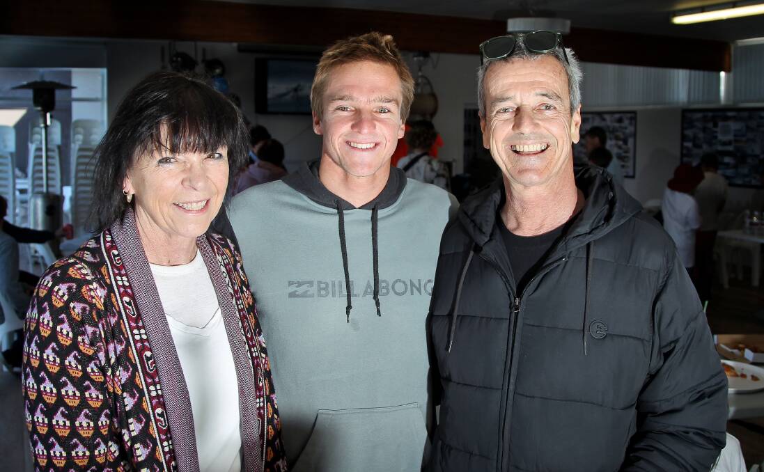 Janice, Ryan and Garry Callinan. Picture: Grant Sproule