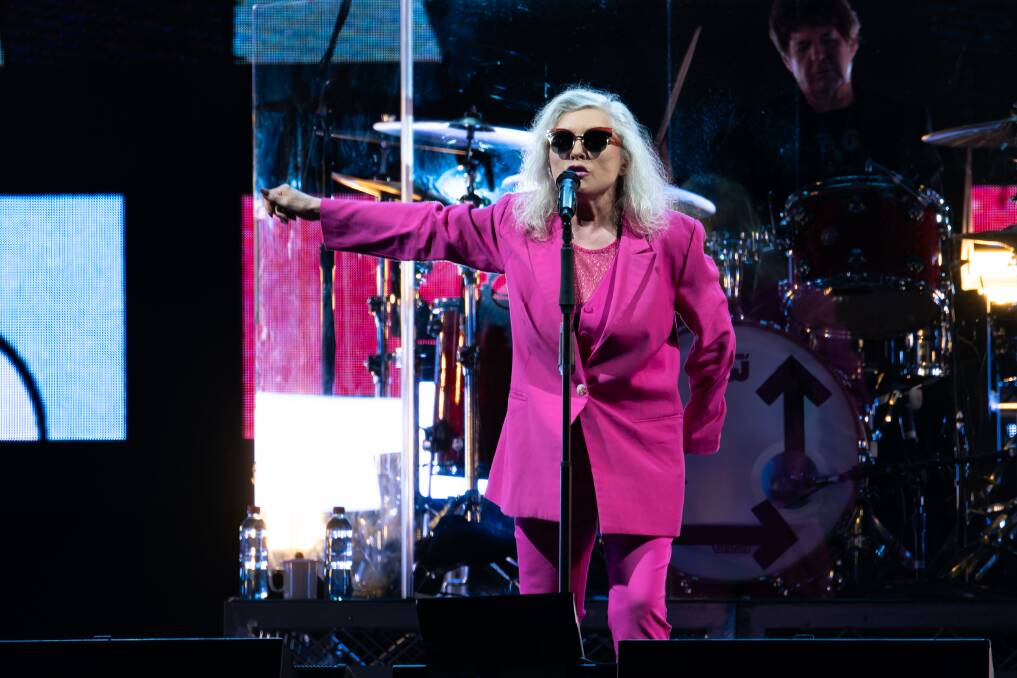 Blondie's Debbie Harry on stage in Newcastle. Picture by Paul Dear