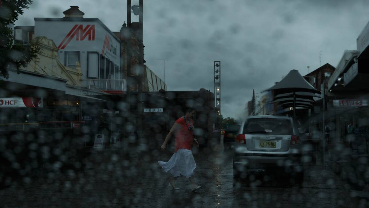 BIG WET: Rainy weather has set in and is expected to continue throughout Friday. Picture: Max Mason-Hubers. 