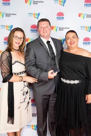 WINNER: Moonshadow takes gold at the NSW Tourism Awards.