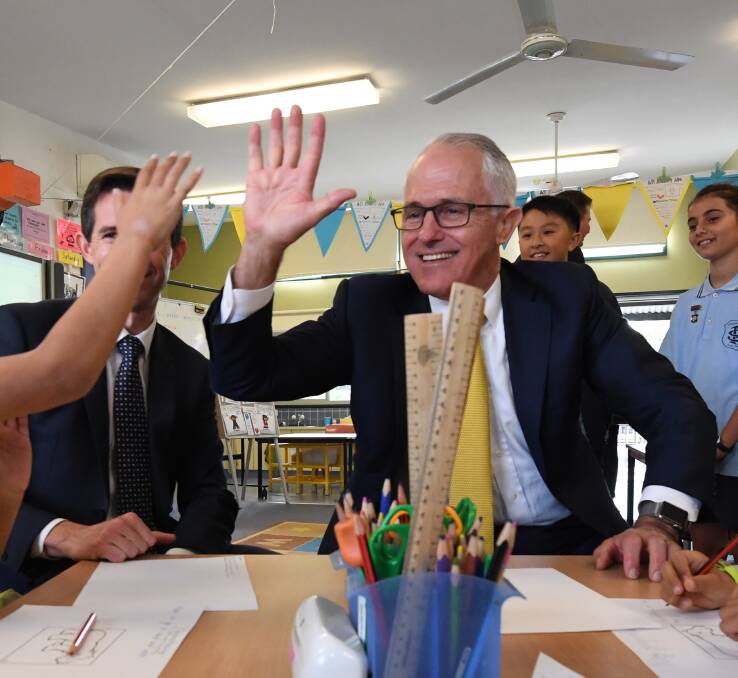RIGHT FIT: Prime Minister Malcolm Turnbull has been spruiking Gonski 2.0 however John black believes it is not ‘sector blind’ as intended by its architect.