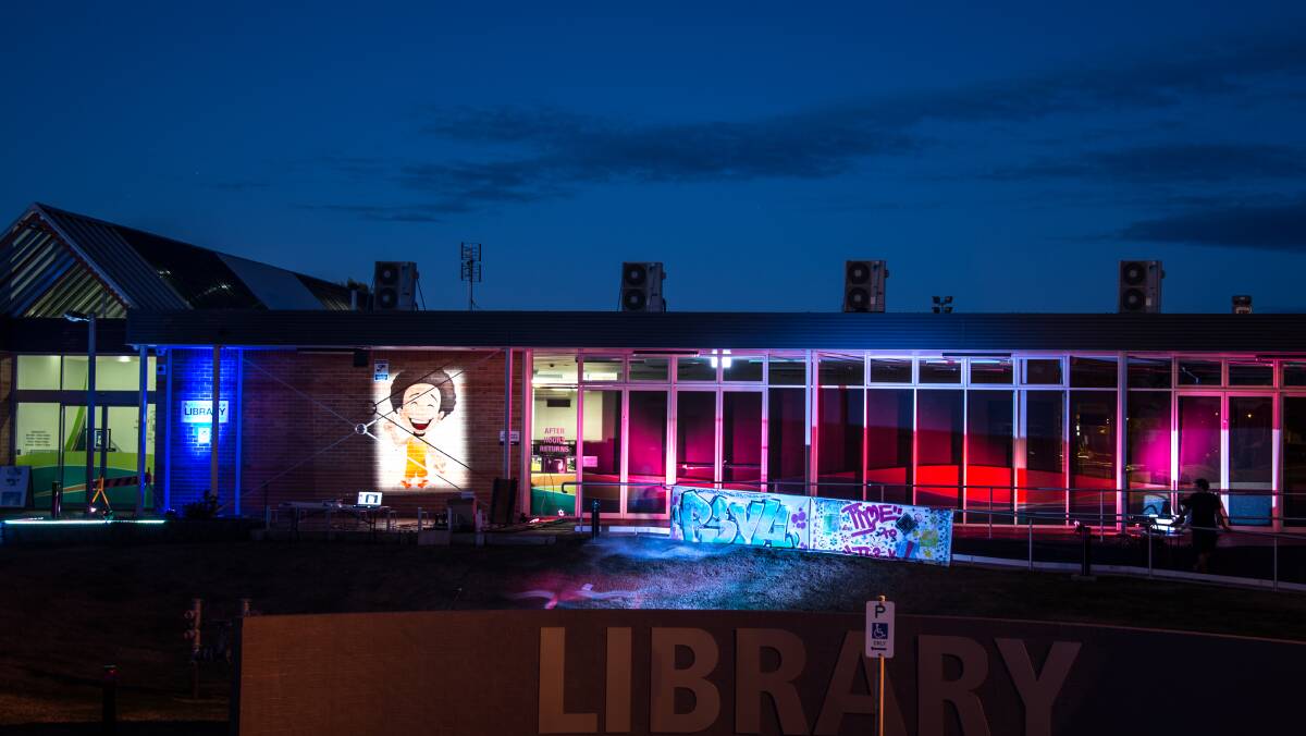 CELEBRATION: The Light up the Library event was a hit at Raymond Terrace Library in 2016. Picture: Supplied