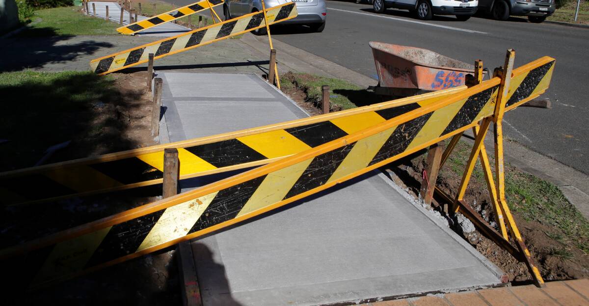 PAVE THE WAY: Council has been called on to complete a section of path along Gan Gan  Road.