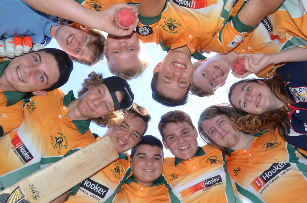 AND... BREAK: The mighty-in-spirit U16s Raymond Terrace Junior Lions. Picture: Sam Norris