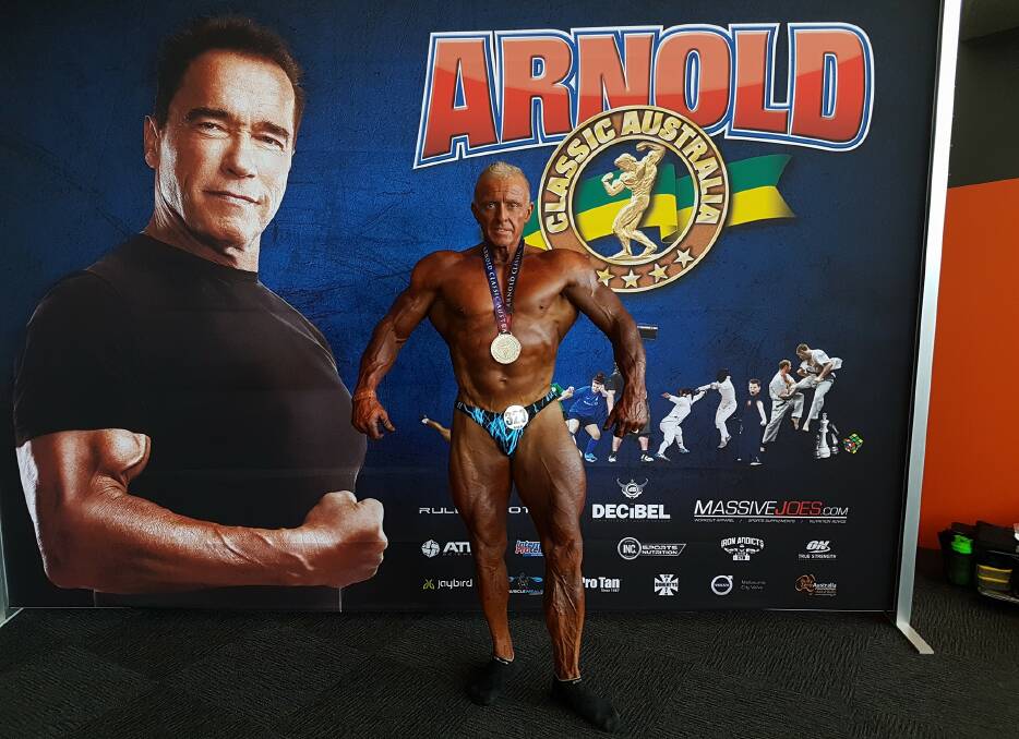 Andi Condon wins silver in the grand masters at the Arnolds