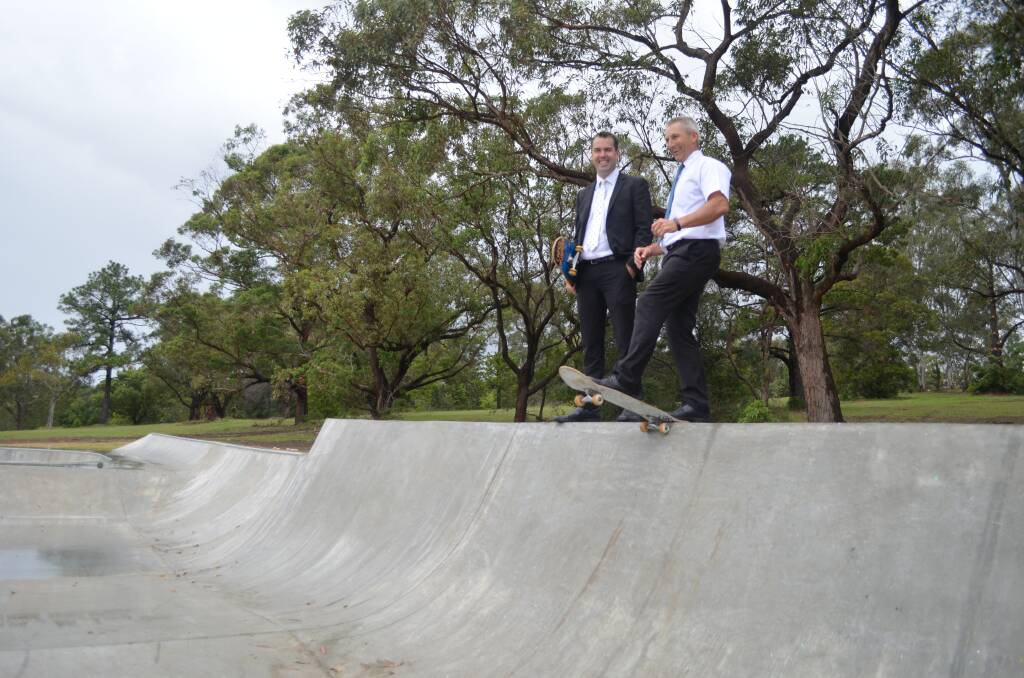 APPROVED: The mayor Ryan Palmer and general manager Wayne Wallis. Picture: Sam Norris