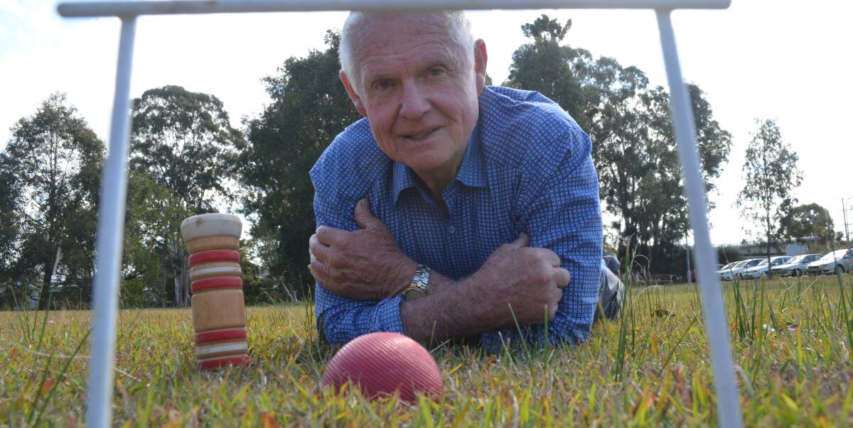 SCORE: Mayor Bruce MacKenzie has made a $20,000 pledge to a croquet court at Boomerang Park. A public meeting has been scheduled for Wednesday, in the council's committee rooms, for supporters. Picture: Sam Norris