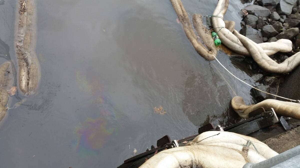 FLARE UP: More diesel was found at the Hunter River after a pump failure on January 2. Picture: Supplied