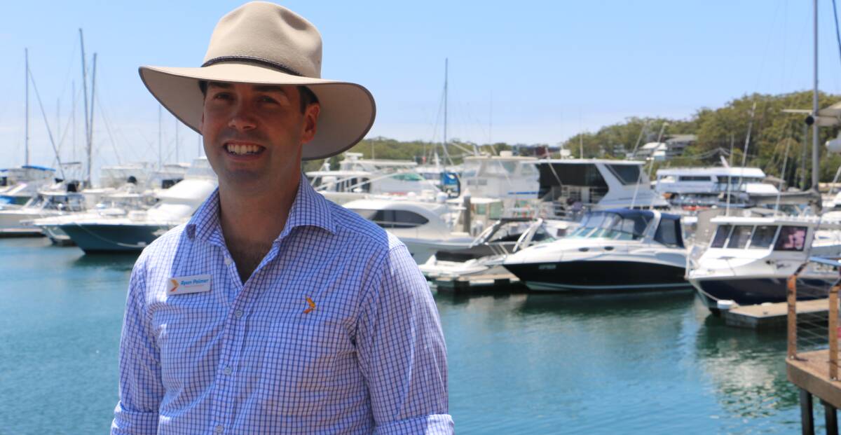 DETERMINED: Tomaree Business Chamber president and Blue Water Country organiser Ryan Palmer has high hopes for the 2017 festival. Picture: Kia Woodmore