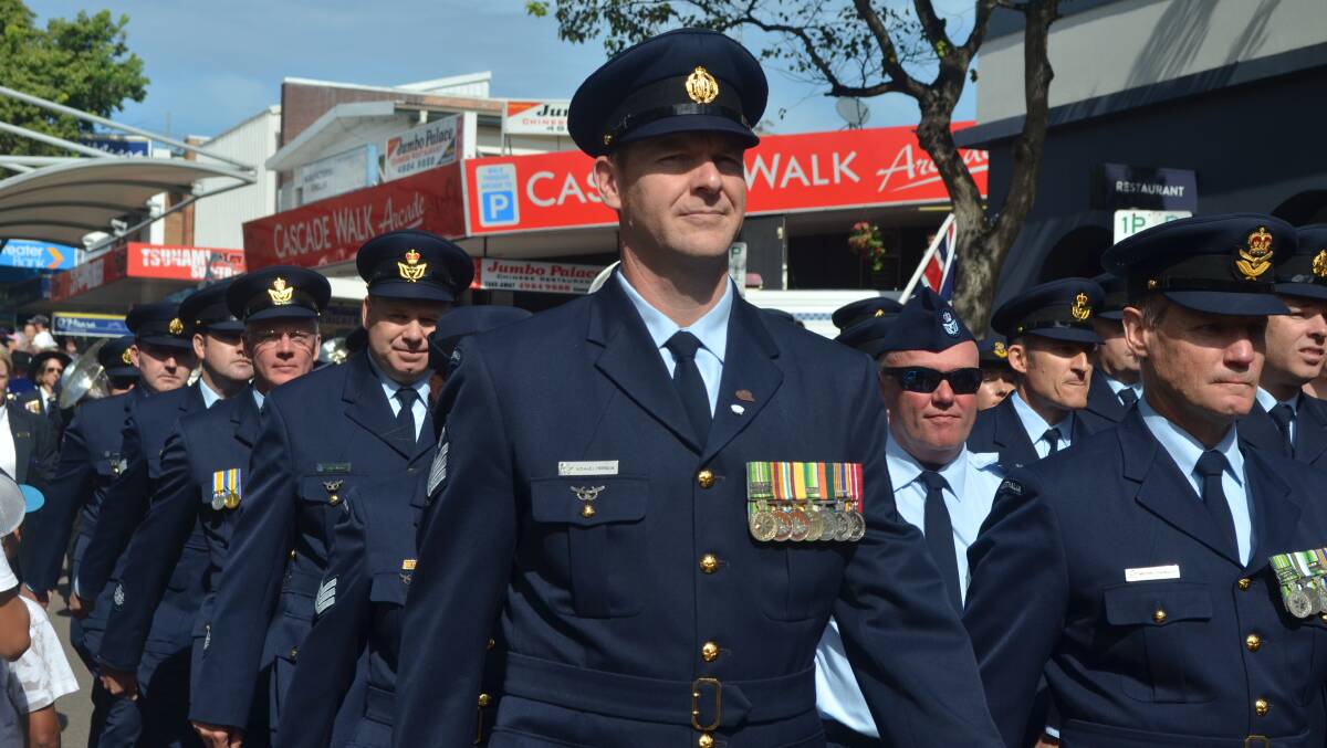 Photos from the Nelson Bay Anzac Day march and main service. Pictures: Sam Norris