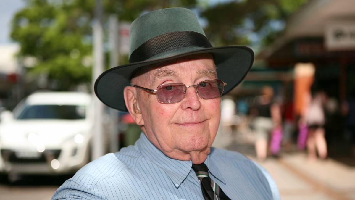 LEST WE FORGET: Bart Richardson, Nelson Bay, has died aged 97. He's pictured here in 2011 before travelling to Japan for an apology ceremony. Picture: Fairfax