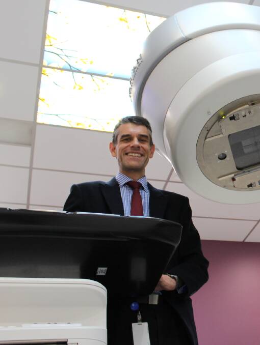 LEADING THE WAY: Calvary Mater Newcastle radiation oncologist Dr Jarad Martin headed up Australia's contribution to a pioneering global prostate cancer trial.