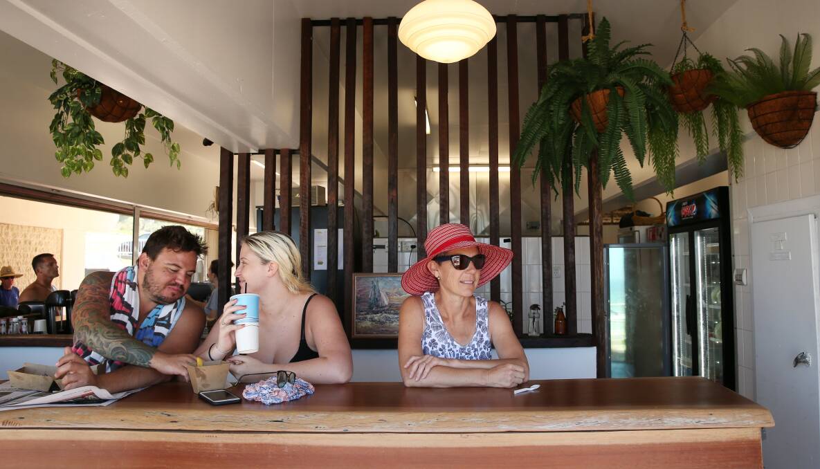 WARMING UP: The Kiosk at Newcastle Beach has had new life injected into it. Pictures: Max Mason-Hubers