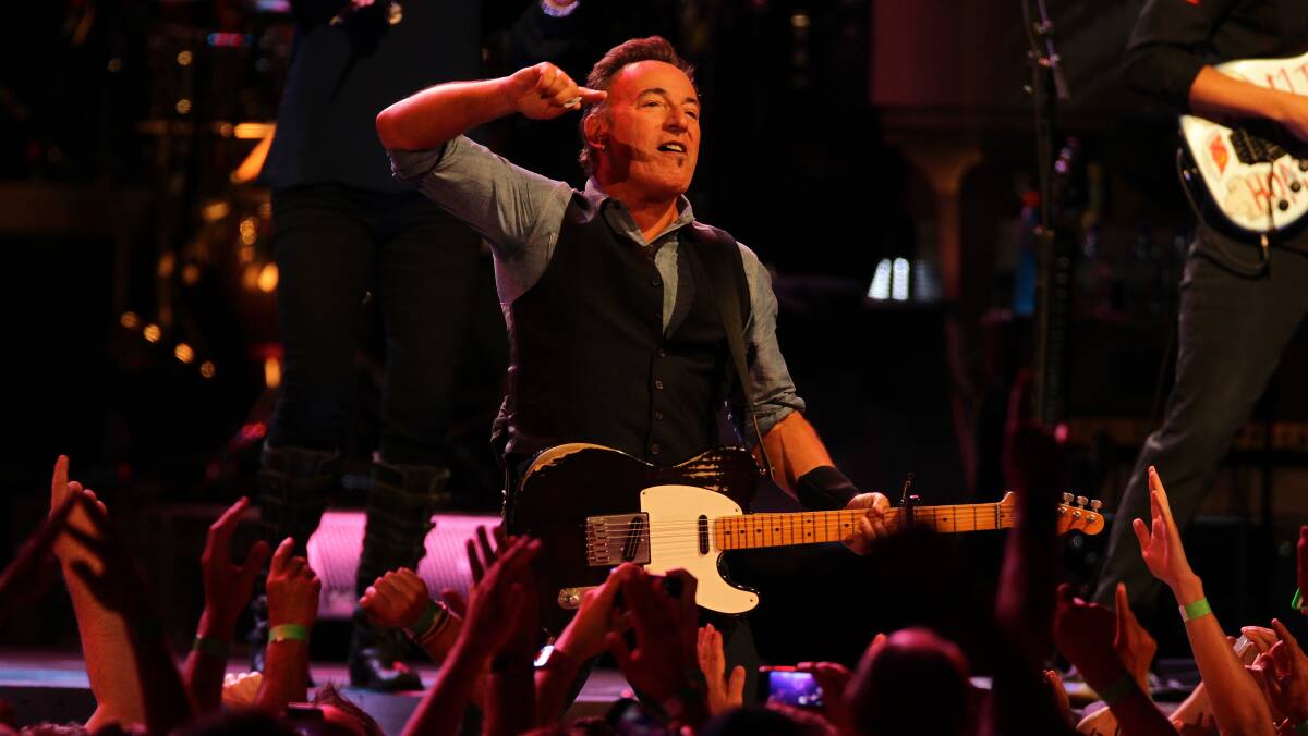 HIGH HOPES: Springsteen fans will get their shot at tickets to the February 18 show from midday today. Picture: Kate Geraghty