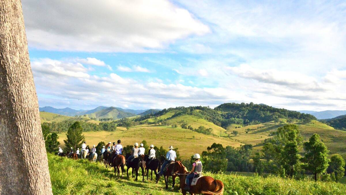 Riverside rides: Camp Cobark offers horse riding camps at the foothills of Barrington Tops for both the riding enthusiast and the novice.