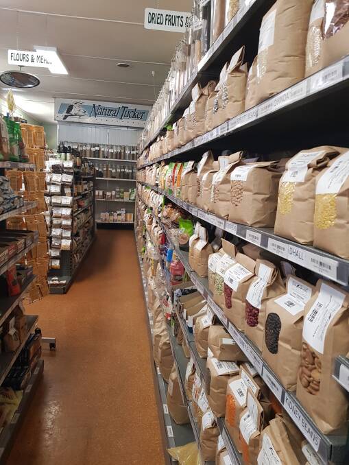 CHOICE: There's a huge range of produce to choose from including flours, nuts, dried fruits and herbs and spices. 