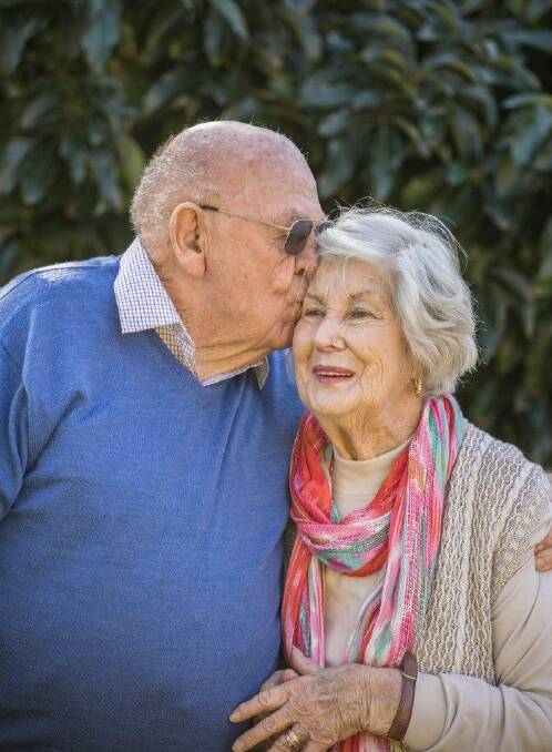 TRUE LOVE: Nola and Barrie Cullen will celebrate 60 years of marriage on June 2. Picture: Supplied