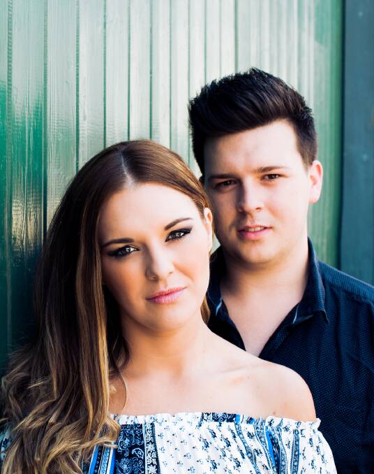 DAZZLING DUO: The Frets with Benefits duo will perform at Tilligerry RSL from 8pm on Friday. Picture: Supplied