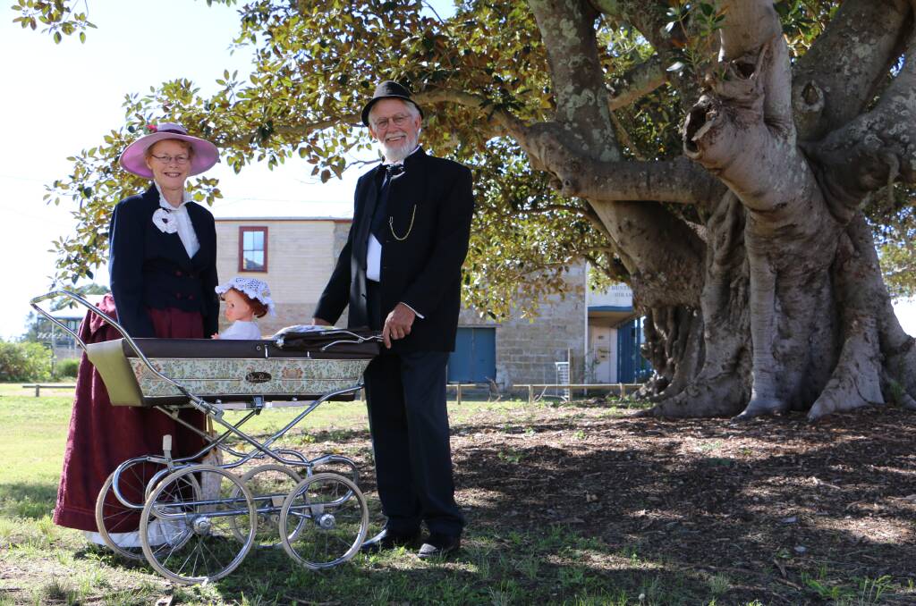 YE OLD TIMES: Kaye Newton and Peter Robinson are behind the Step Back into King Street Heritage Festival, which will be held on May 21. Picture: Ellie-Marie Watts