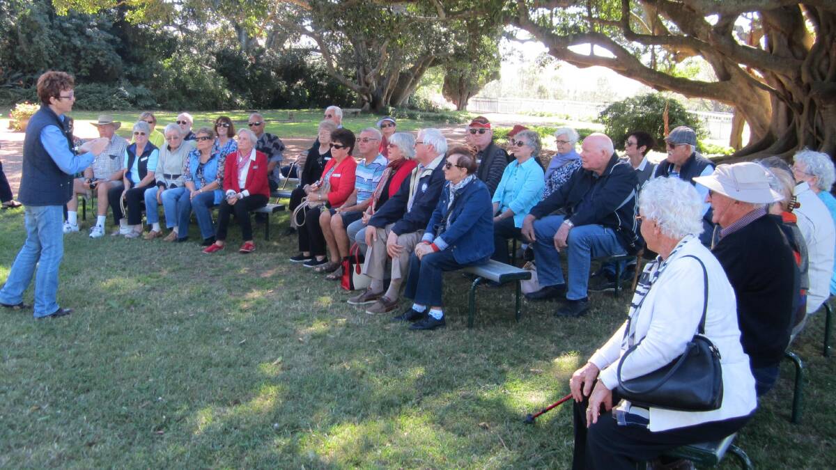 OUTNG: Probus Club of Port Stephens members recently went on a coach tour to Tocal Agricultural College and historic homestead.