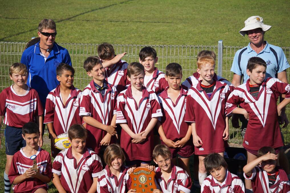 PROUD: Shoal Bay Public School won the 2016 Interschool Regional Rugby Union Gala Day. Picture: Supplied 