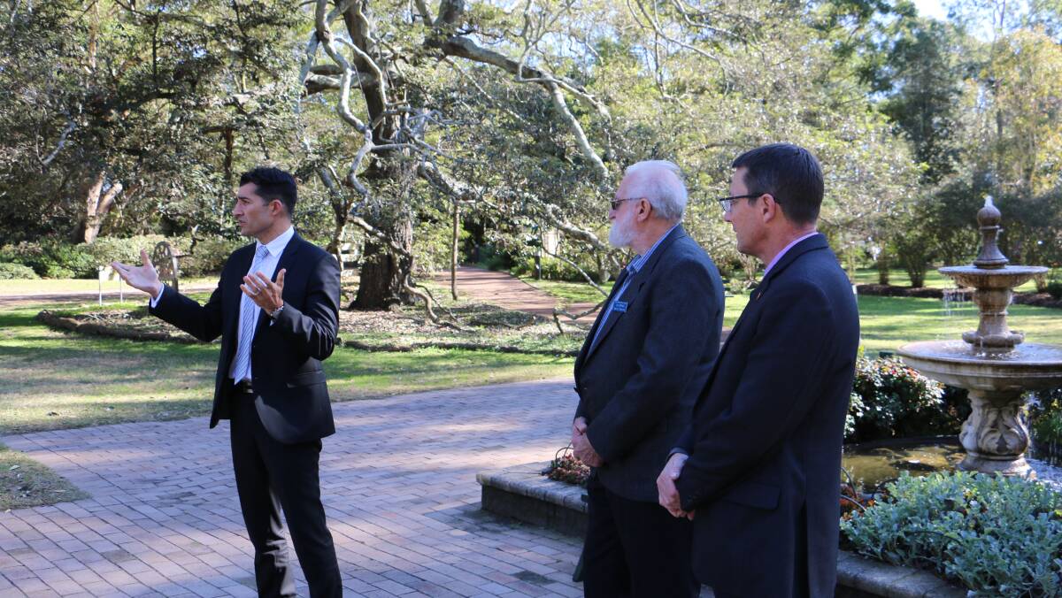 Hunter Water announced it will perpetually fund Hunter Region Botanic Gardens. A small announcement was made at the site on Wednesday. Photos: Ellie-Marie Watts