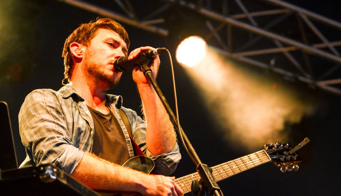 CHILLED: Australian artist Dustin Tebbutt performing at Splendour in the Grass in 2015. Tebbutt is part of the Elsewhere: The Rooftop lineup. Picture: Rachel Murdolo