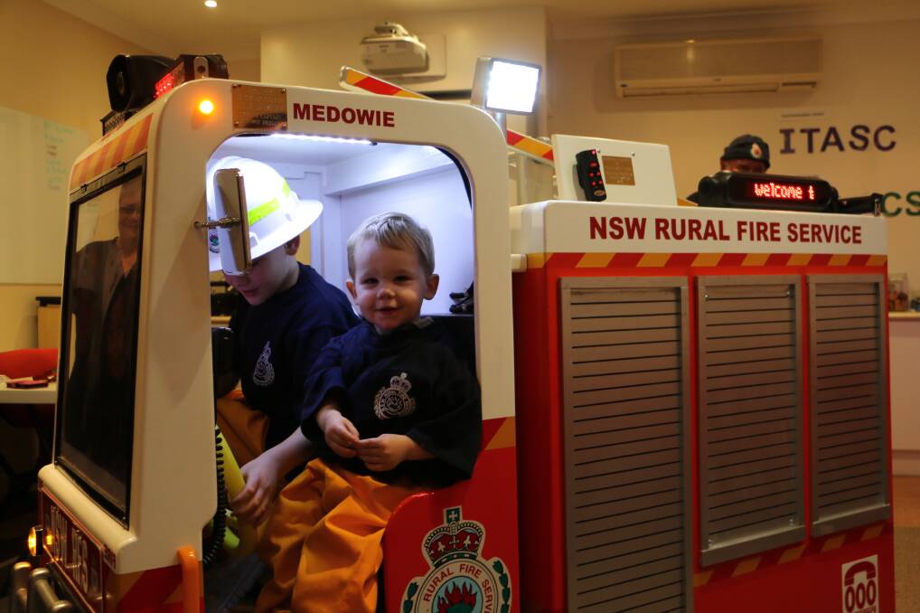 Medowie Rural Fire Brigade has unveiled their latest firetruck - Mighty Mike. Pictures: Ellie-Marie Watts