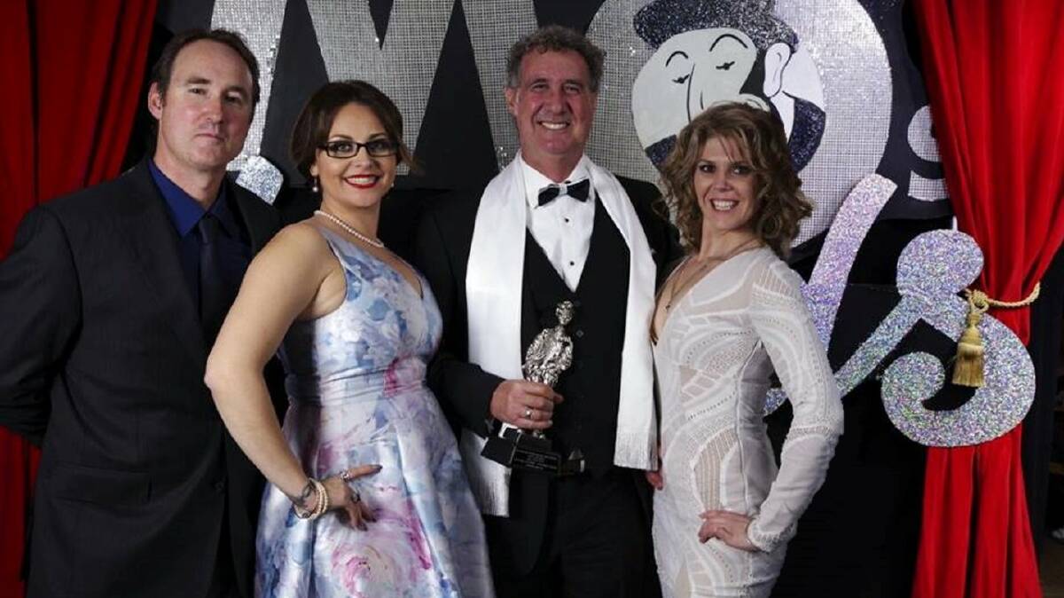 ACHIEVEMENT: The Sincerely Elvis Tribute Act made up of (pictured lef tot right) Paul Chaplin, Alicia Cooper, Wayne Cooper and Mel Zambelis has claimed the Mo Award for the Best Tribute Act in Australia for a second year running. Picture: Supplied