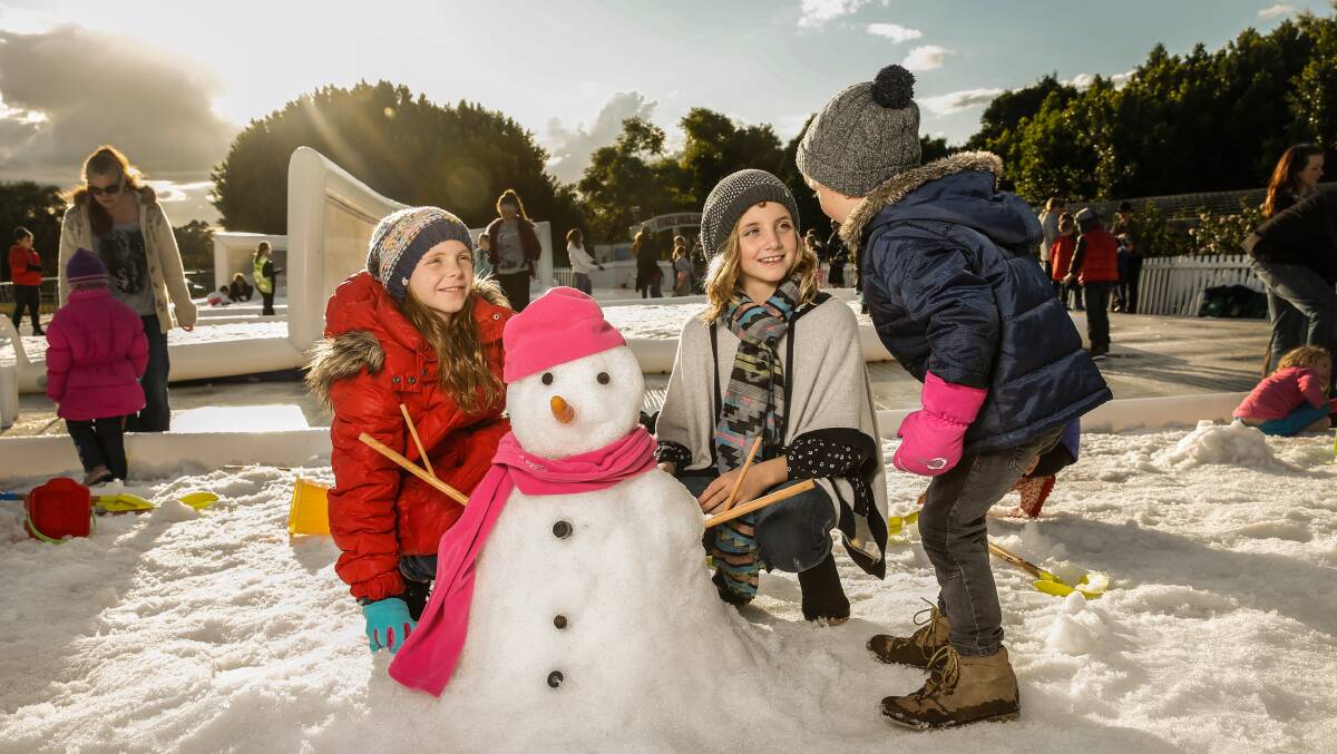FUN: Snow Time in the Gardens will be held at Hunter Valley Gardens between June 25 and July 17.