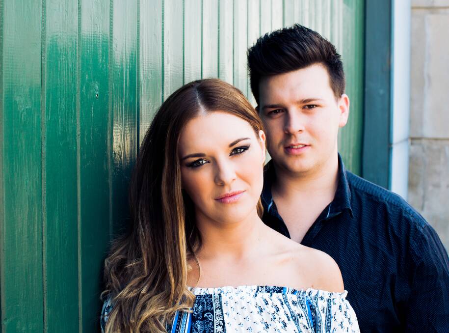 MUSIC MATES: Eve Boyle and Ben Pittman from Frets With Benefits will perform at Anna Bay Tavern on Saturday. Picture: Supplied