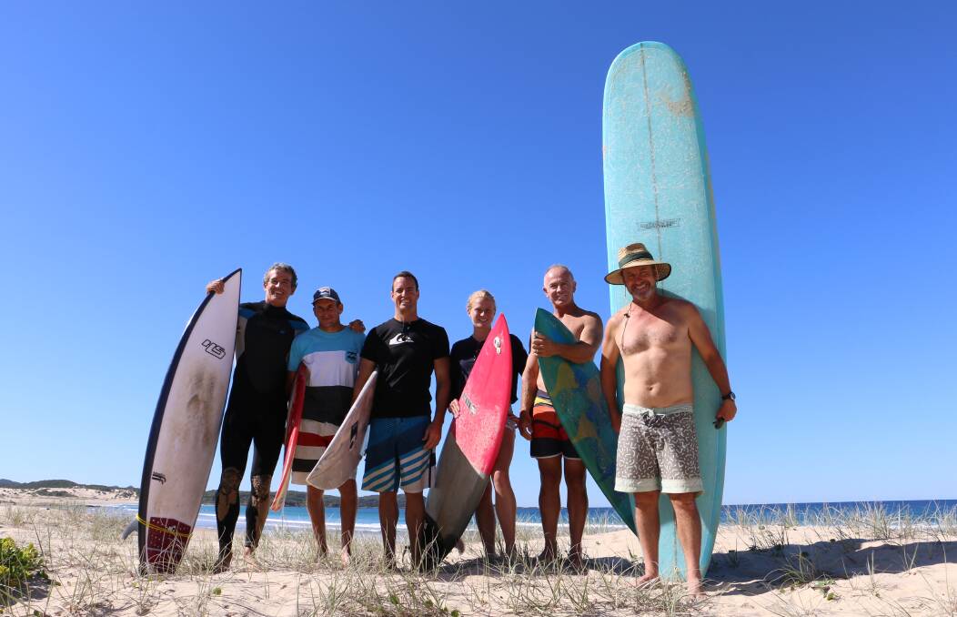 Police, paramedics and firefighters united at One Mile Beach this week for a social surfing competition. Pictures: Ellie-Marie Watts
