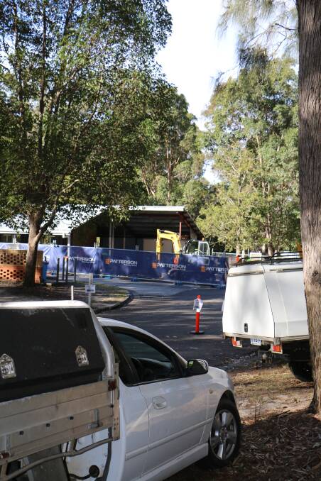 Construction at Tomaree Community Hospital is expected to last until September. 