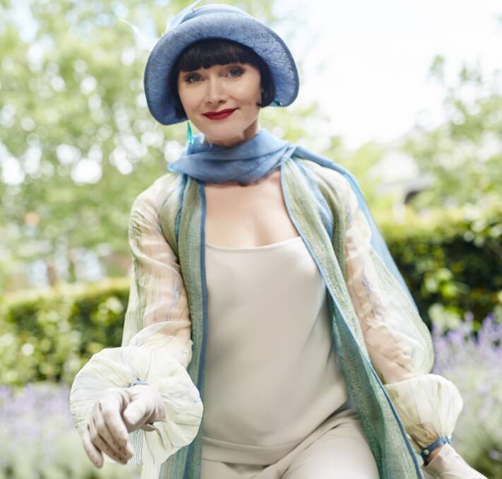 ON SHOW: Essie Davis as Phryne Fisher in season three of the ABC's Miss Fisher's Murder Mysteries. Picture: ABC
