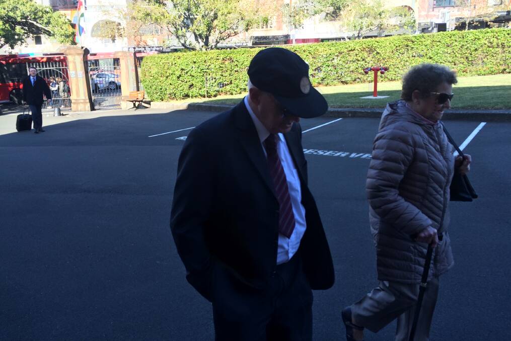 Vince Ryan enters Darlinghurst Court one month ago for a sentencing hearing after pleading guilty to a boy he sexually abused but had "forgotten".  