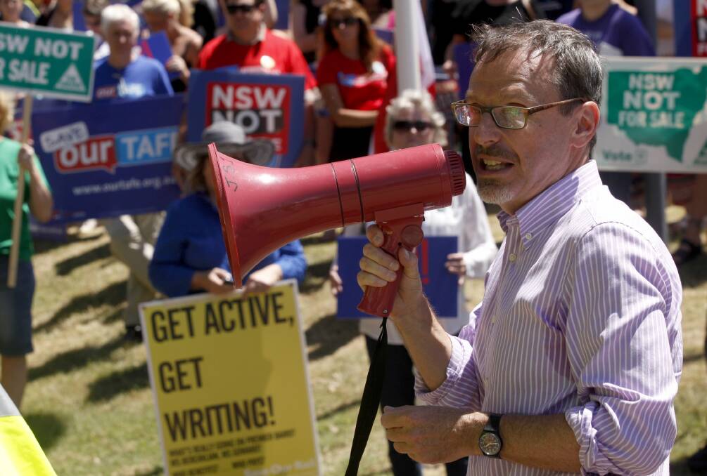 Vale: Greens MP Dr John Kaye was a passionate supporter of public education and TAFE colleges to help young people and the disadvantaged.