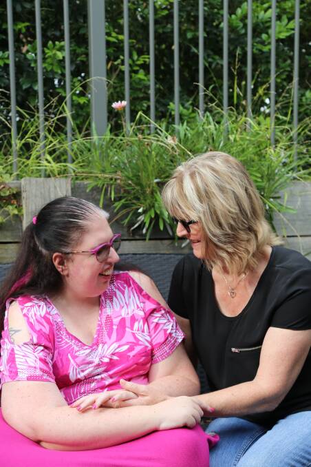 Amy Bobeth, who has a rare disorder called Cohen syndrome, with her mother Linda Bobeth.