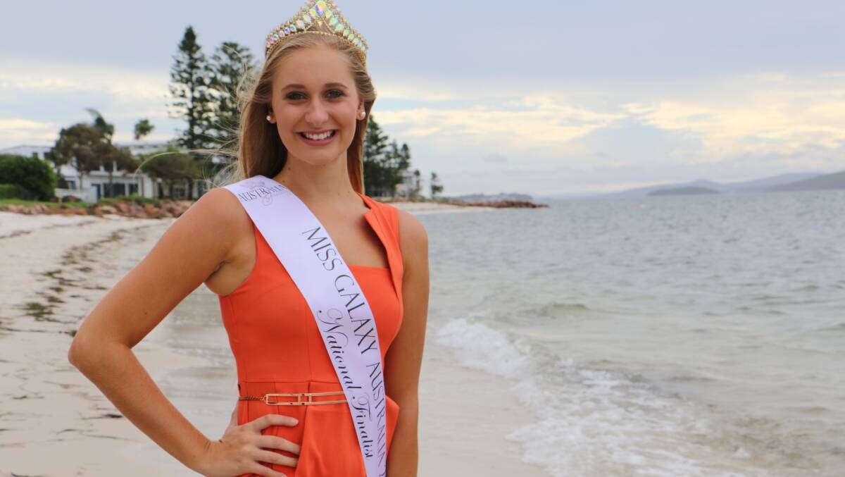 GLAMOUR: Shakaia Tickle, 19, from Salamander Bay is a national finalist in the Miss Galaxy Australia Pageant, which will be held on the Gold Coast in April. Picture: Ellie-Marie Watts
