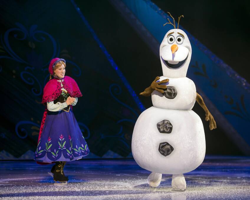 Anna, Elsa and lovable snowman Olaf from Frozen return to Newcastle.